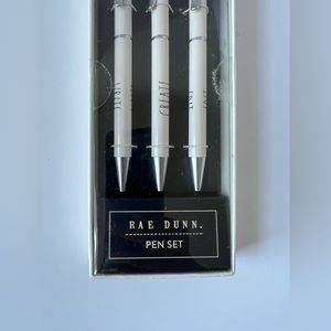 Rae Dunn 3 ballpoint pens Write Create Edit